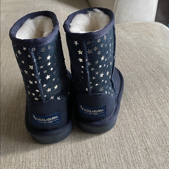 Koolaburra by UGG Kids Koola Short Stars Boots Toddler Navy Insignia Blue Size 7 - Picture 4 of 12